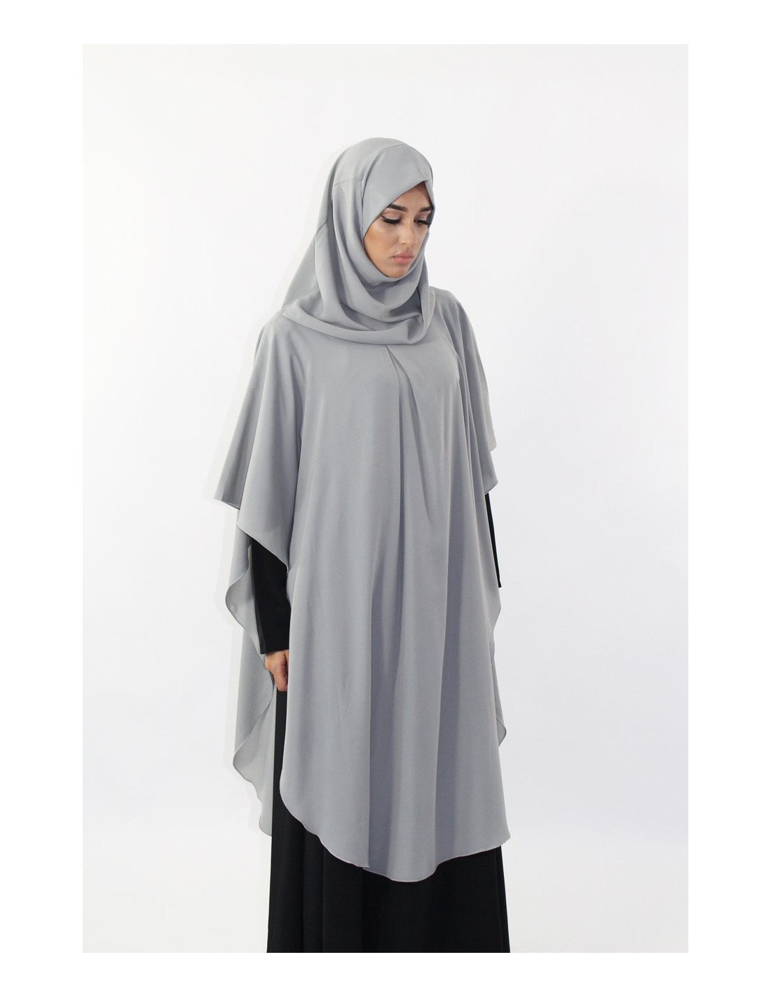 Long Khimar Hijab Integrated