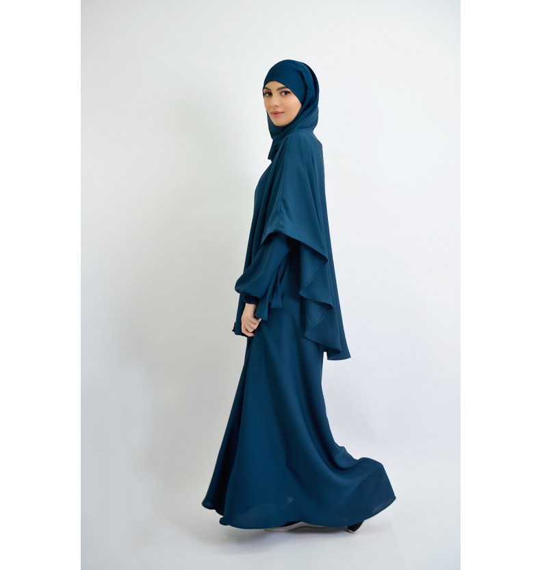 Abaya umbrella + cape with built-in hijab