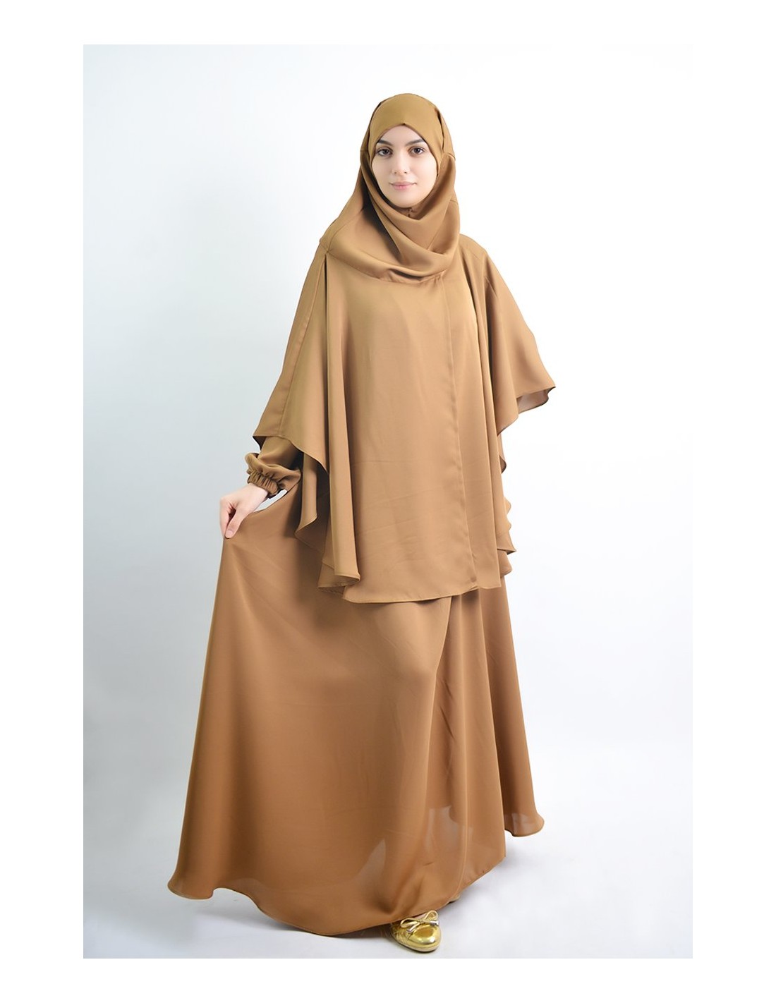 Paraguas Abaya + capa con hiyab incorporado