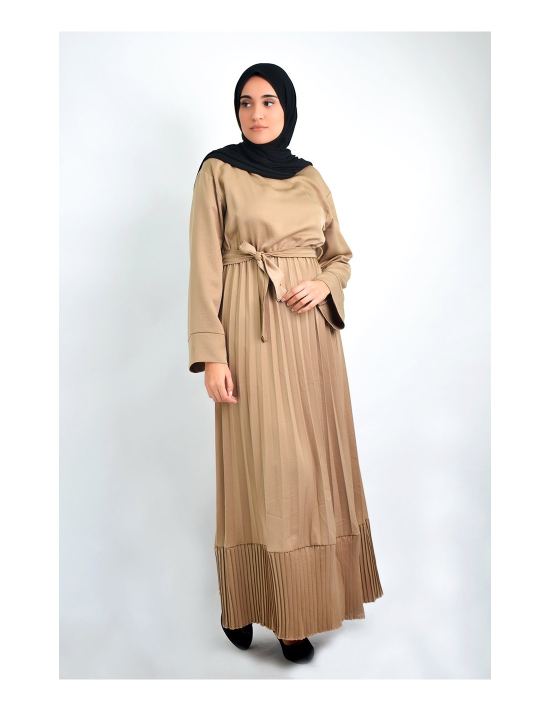 Abaya plissée Iman