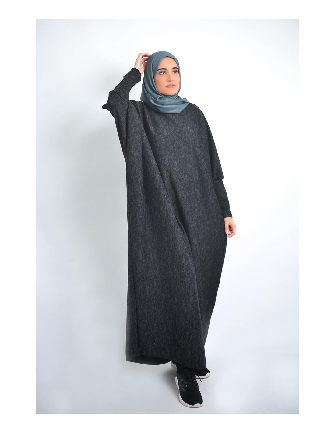 Abaya chiné d'hiver