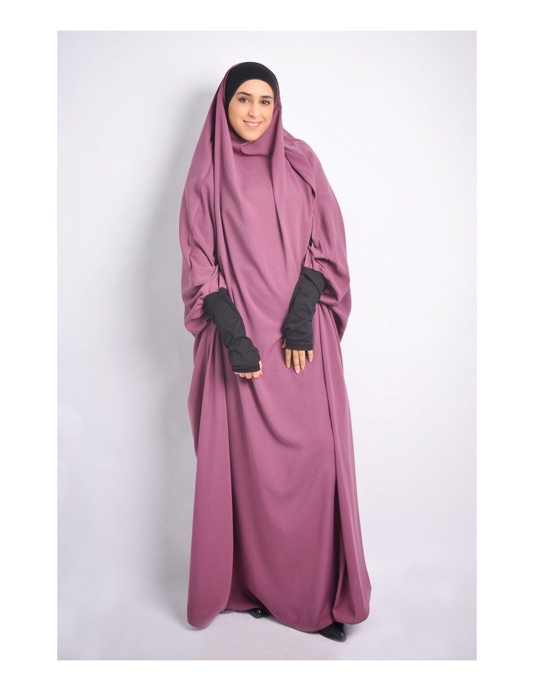 Jilbab Makkah mangas Lycra