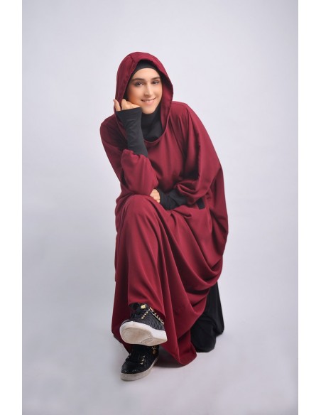 Abaya Young integrated hijab and Hood