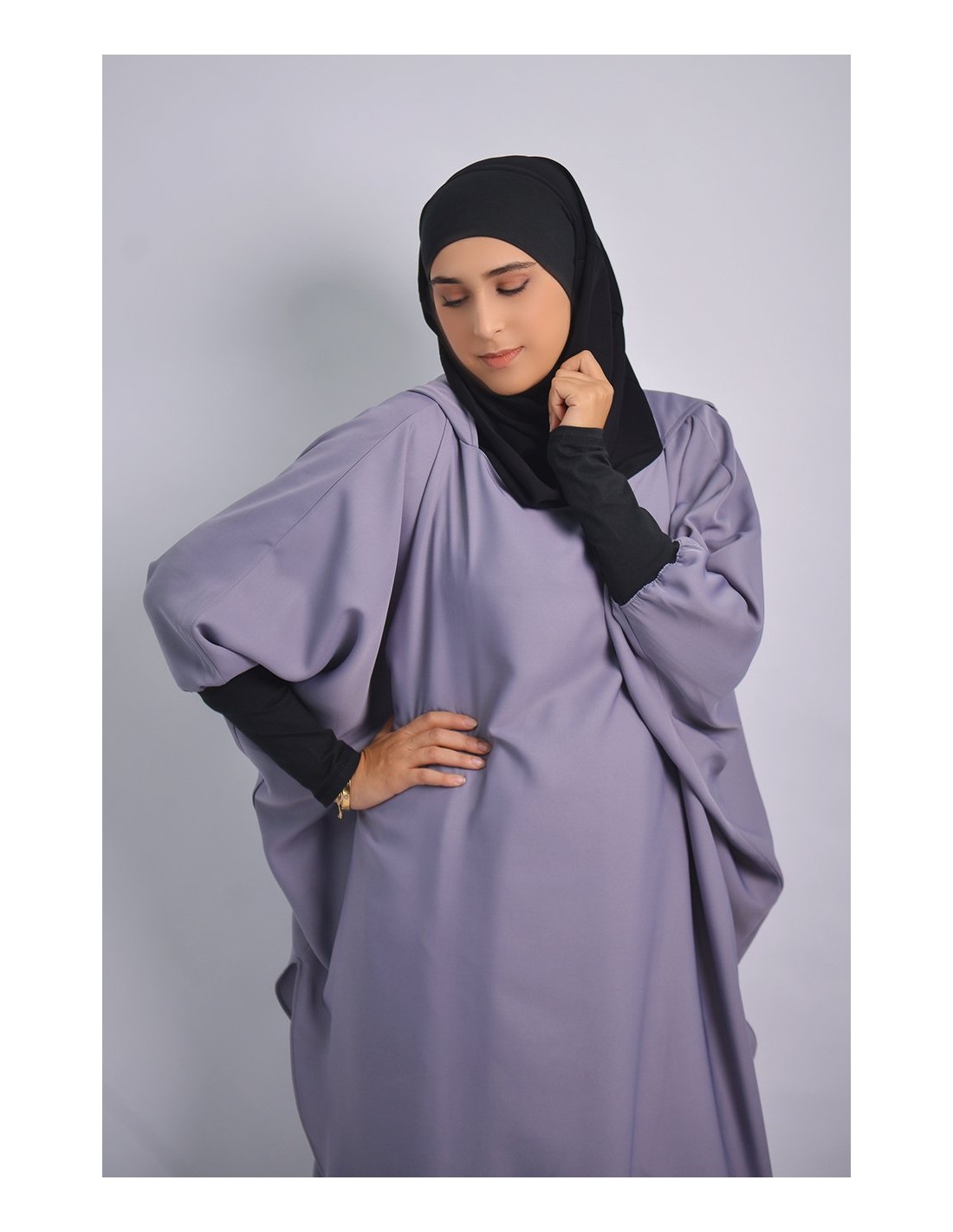 Young tunic: hijab and built-in hood