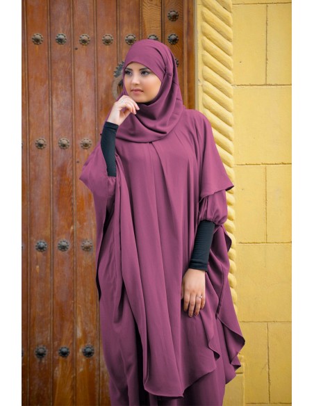 Long Khimar Hijab Integrated