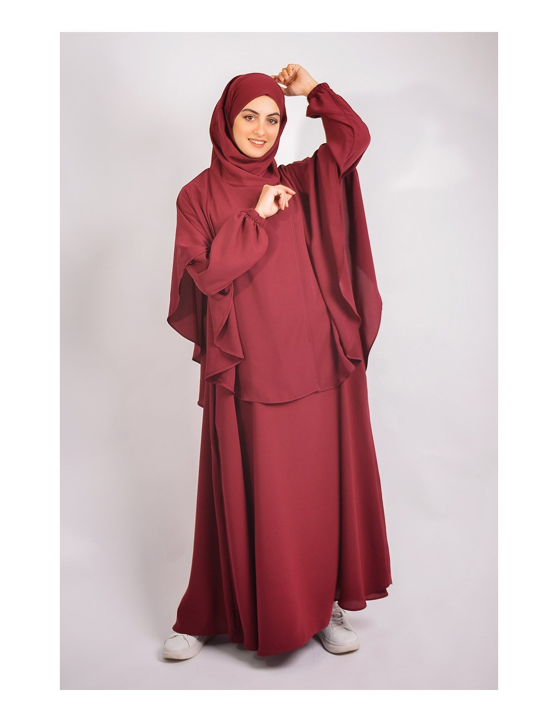 Abaya umbrella + cape with built-in hijab