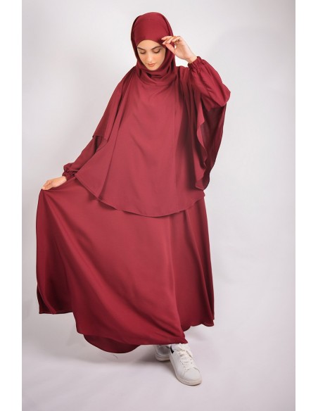 Abaya umbrella + cape with built-in hijab