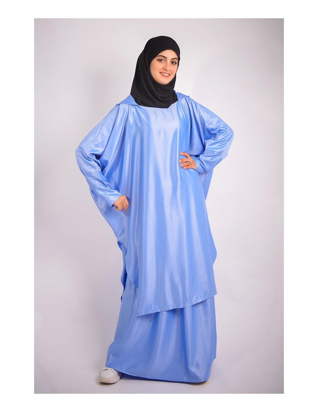 Young tunic set and Satin skirt