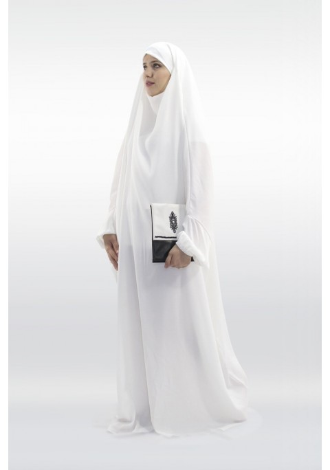Jilbab Kawthar Blanc