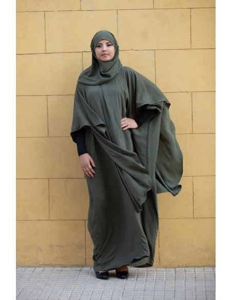 Long Khimar Hijab Integrated