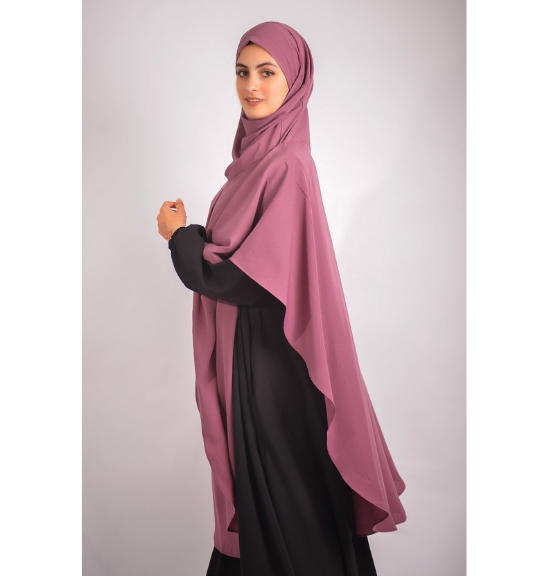 Langer Khimar Hijab integriert
