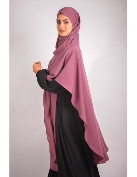 Langer Khimar Hijab integriert