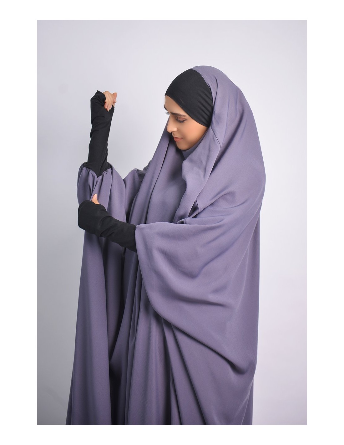 Jilbab Makkah manches Lycra