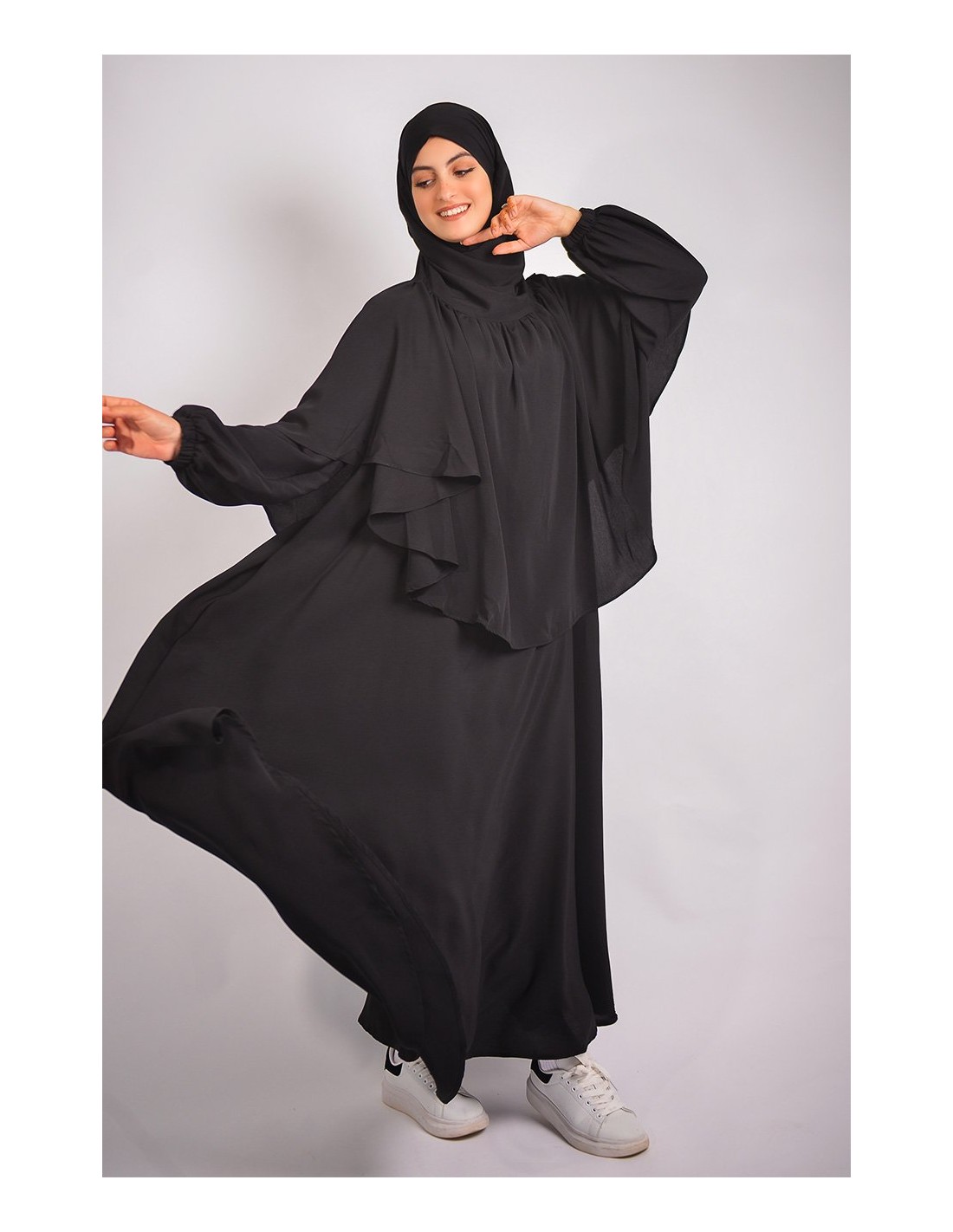 ABAYA UMBRELLA + KHIMAR WITH FROWNS