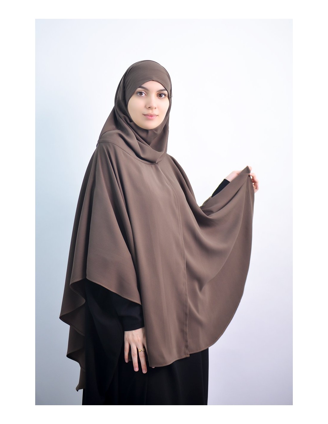 Cape mit integriertem Hijab