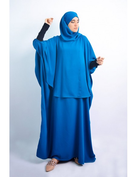 Cape mit integriertem Hijab