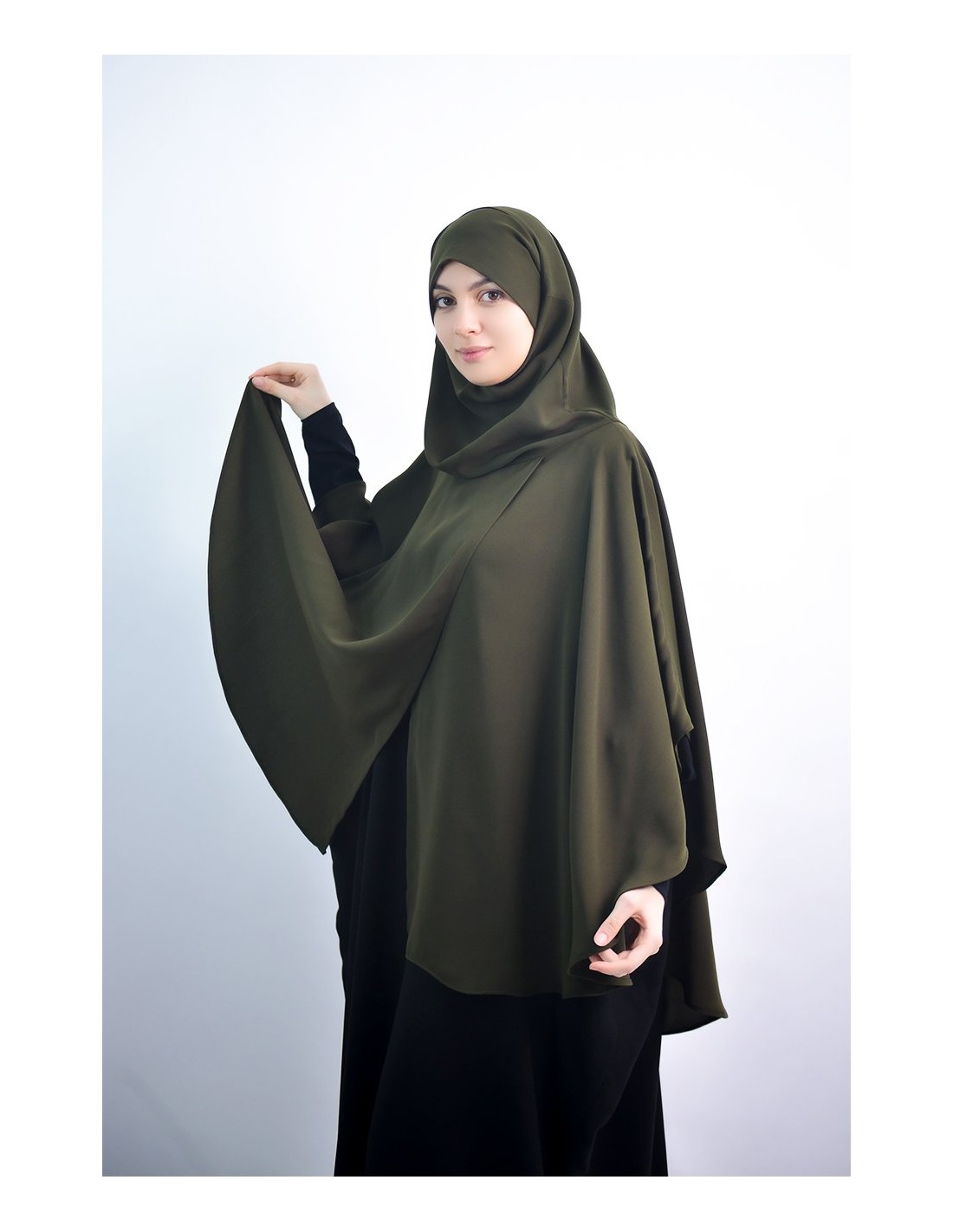Cape mit integriertem Hijab