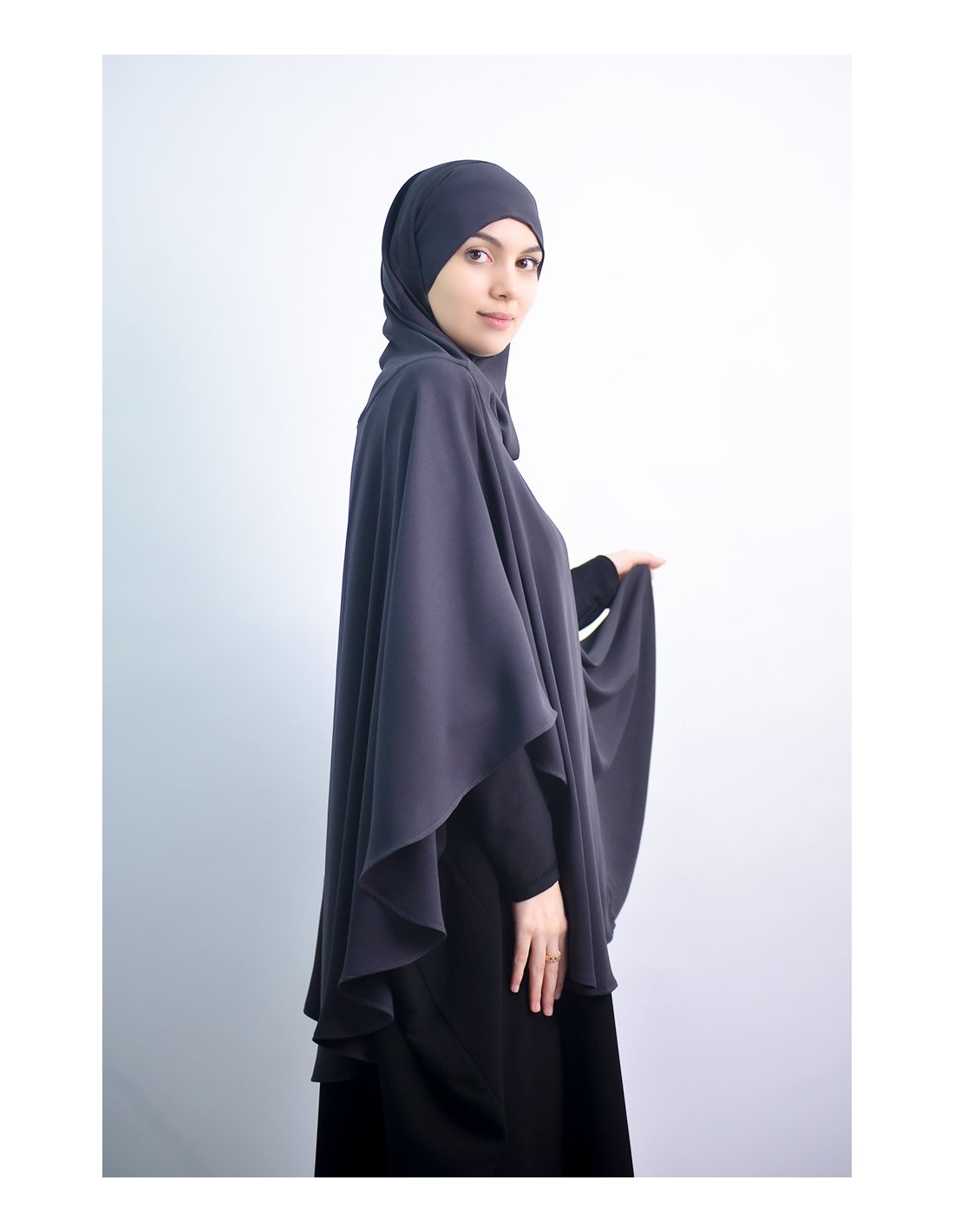 Cape with integrated hijab