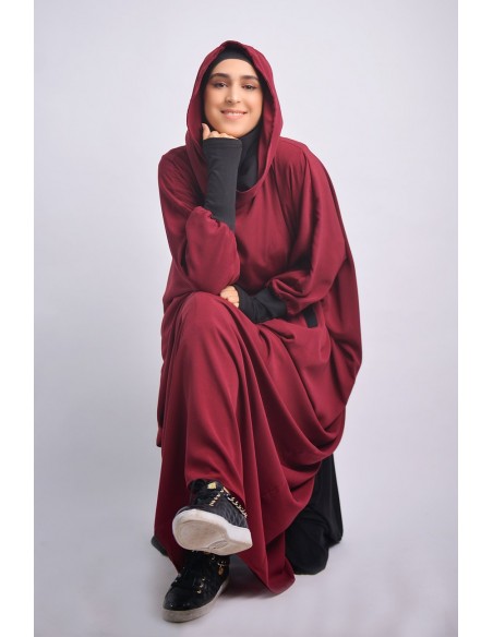 Abaya Young integrated hijab and Hood