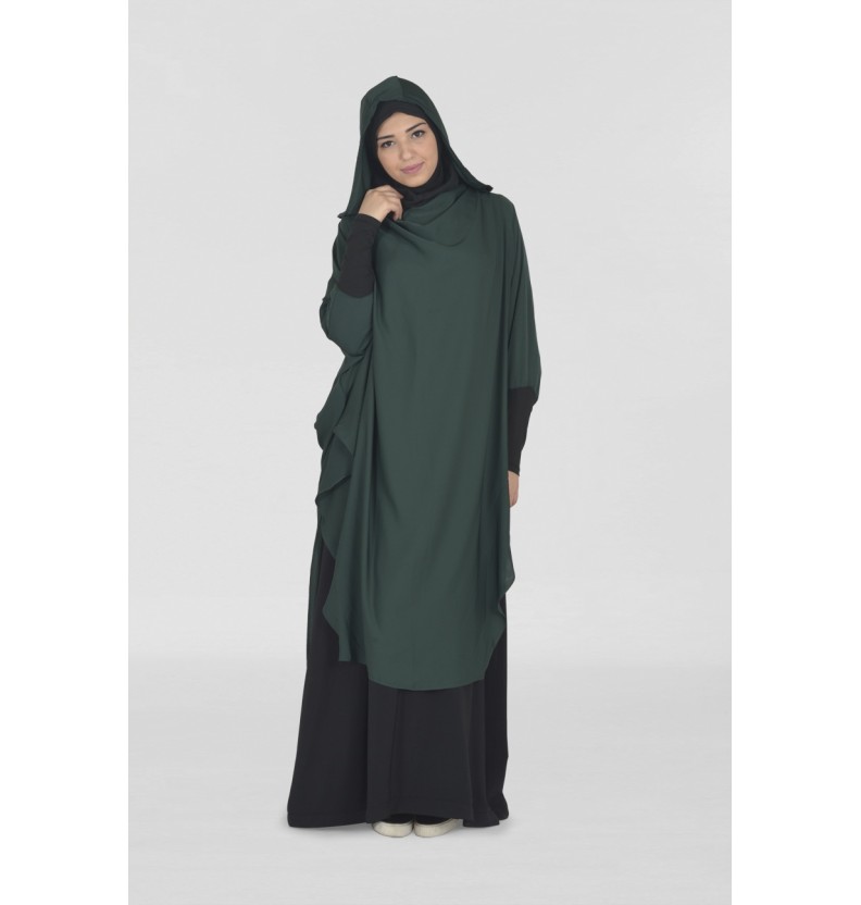 Young tunic: hijab and built-in hood