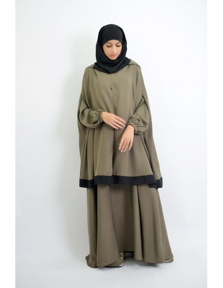 Paraguas Abaya + capa de hiyab integrada Young