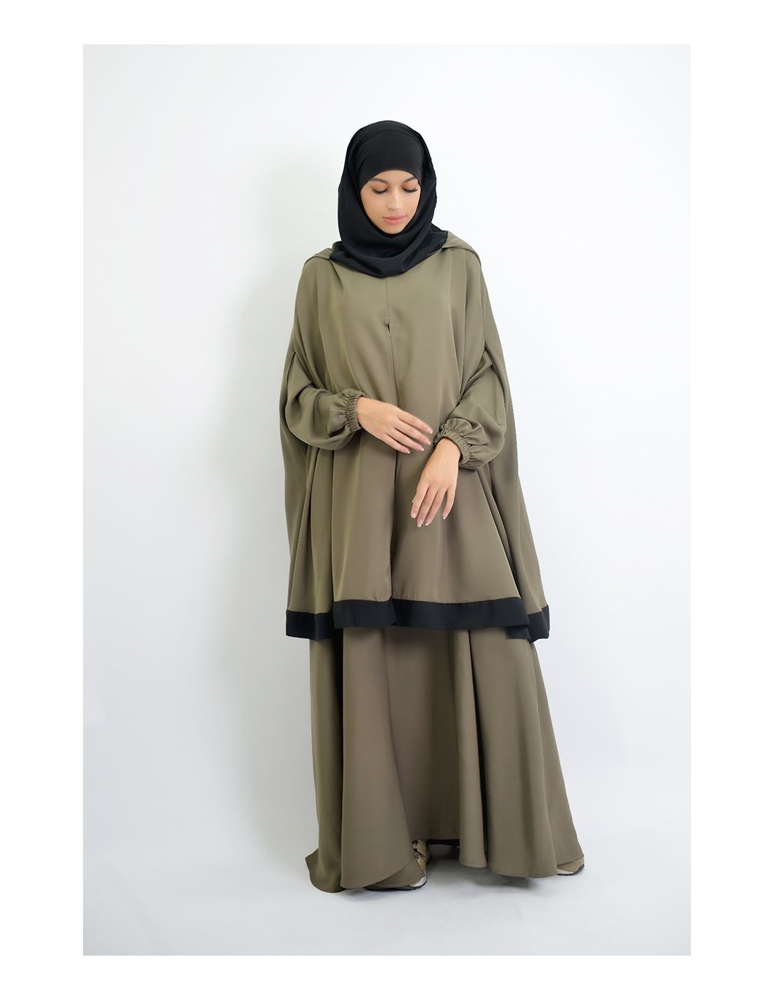 Paraguas Abaya + capa de hiyab integrada Young