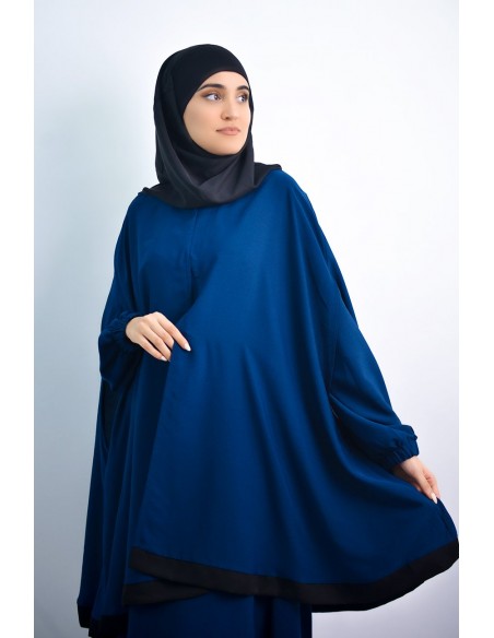 Abaya parapluie + cape hijab intégré Young