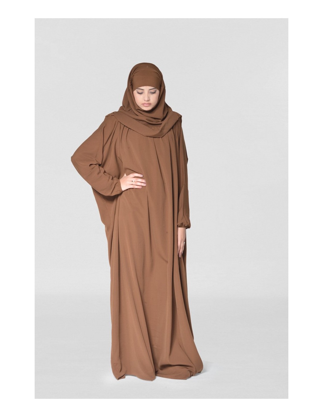 Abaya Jilbab Ajman con bufanda