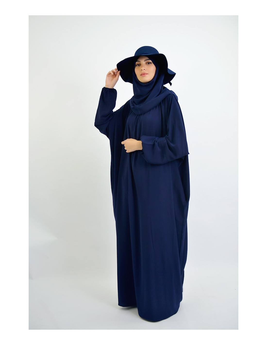 Abaya Jilbab Ajman con bufanda