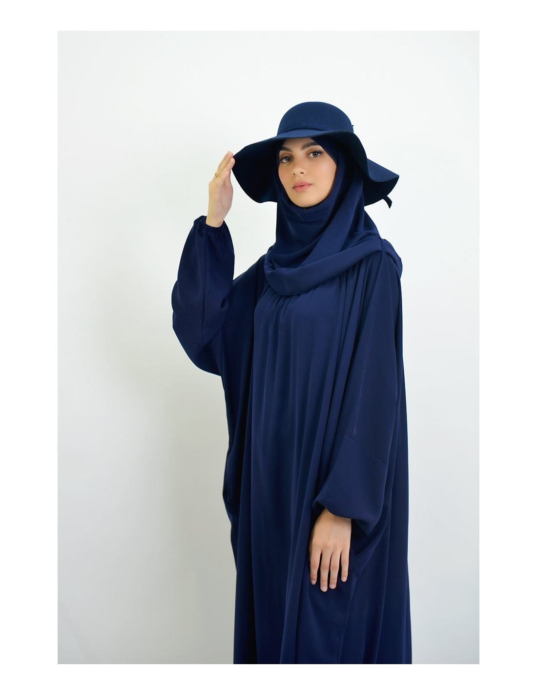 Abaya Jilbab Ajman con bufanda