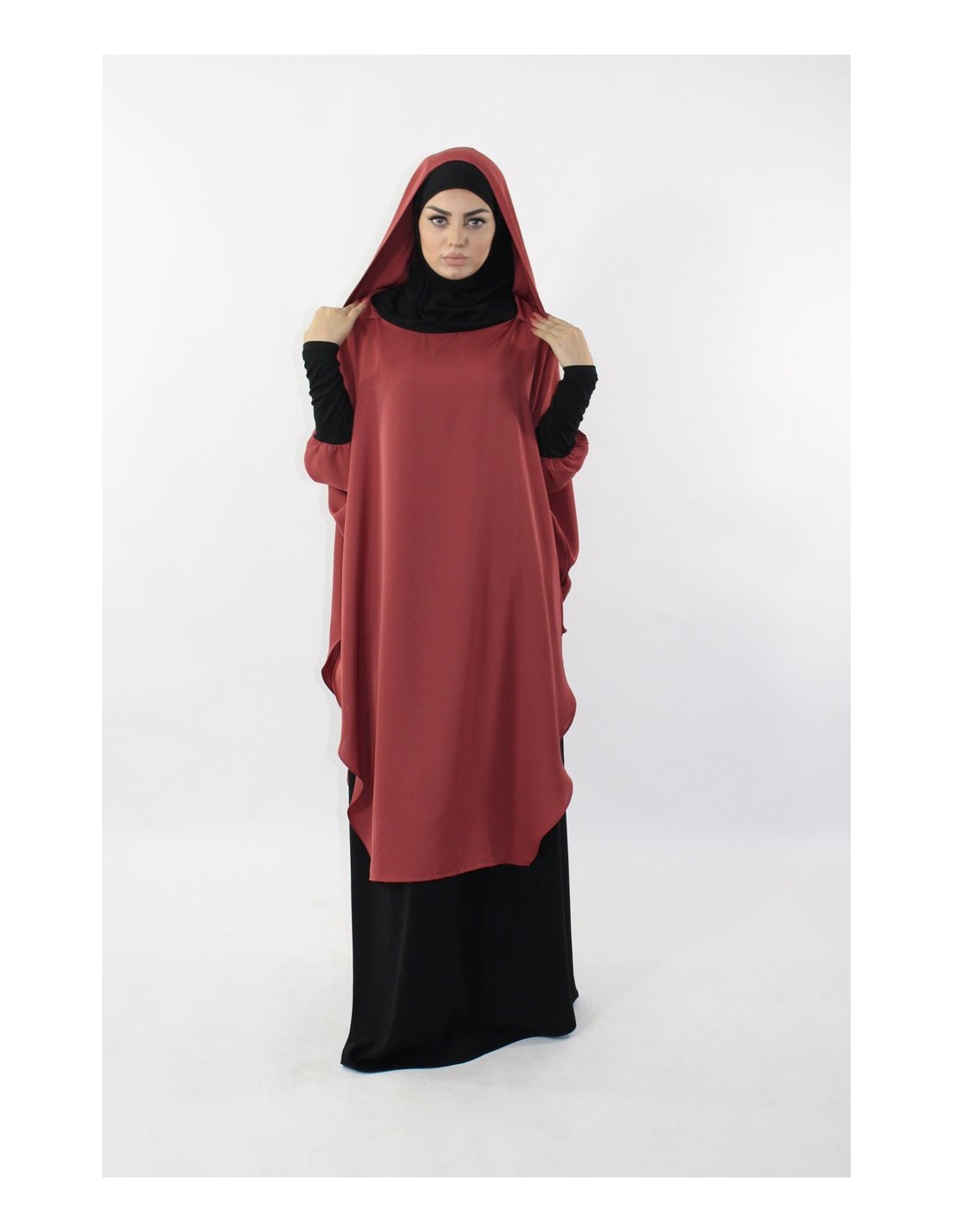 Young tunic: hijab and built-in hood