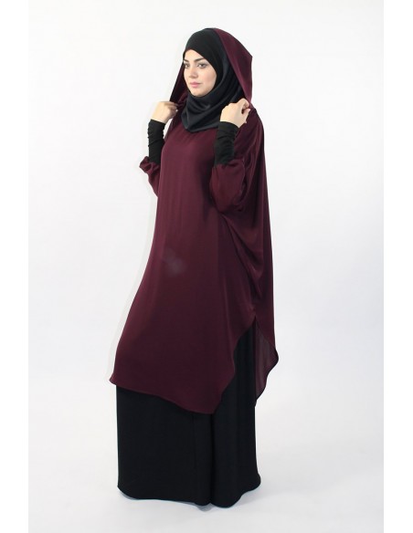 Young tunic: hijab and built-in hood