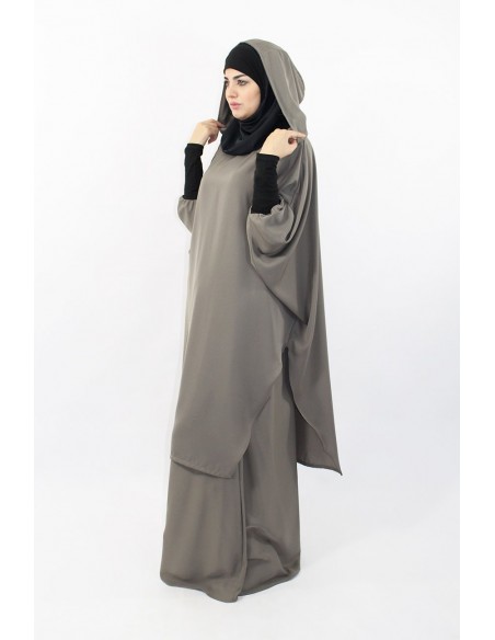 Young tunic: hijab and built-in hood