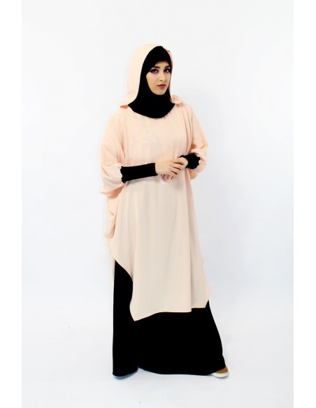 Young tunic: hijab and built-in hood
