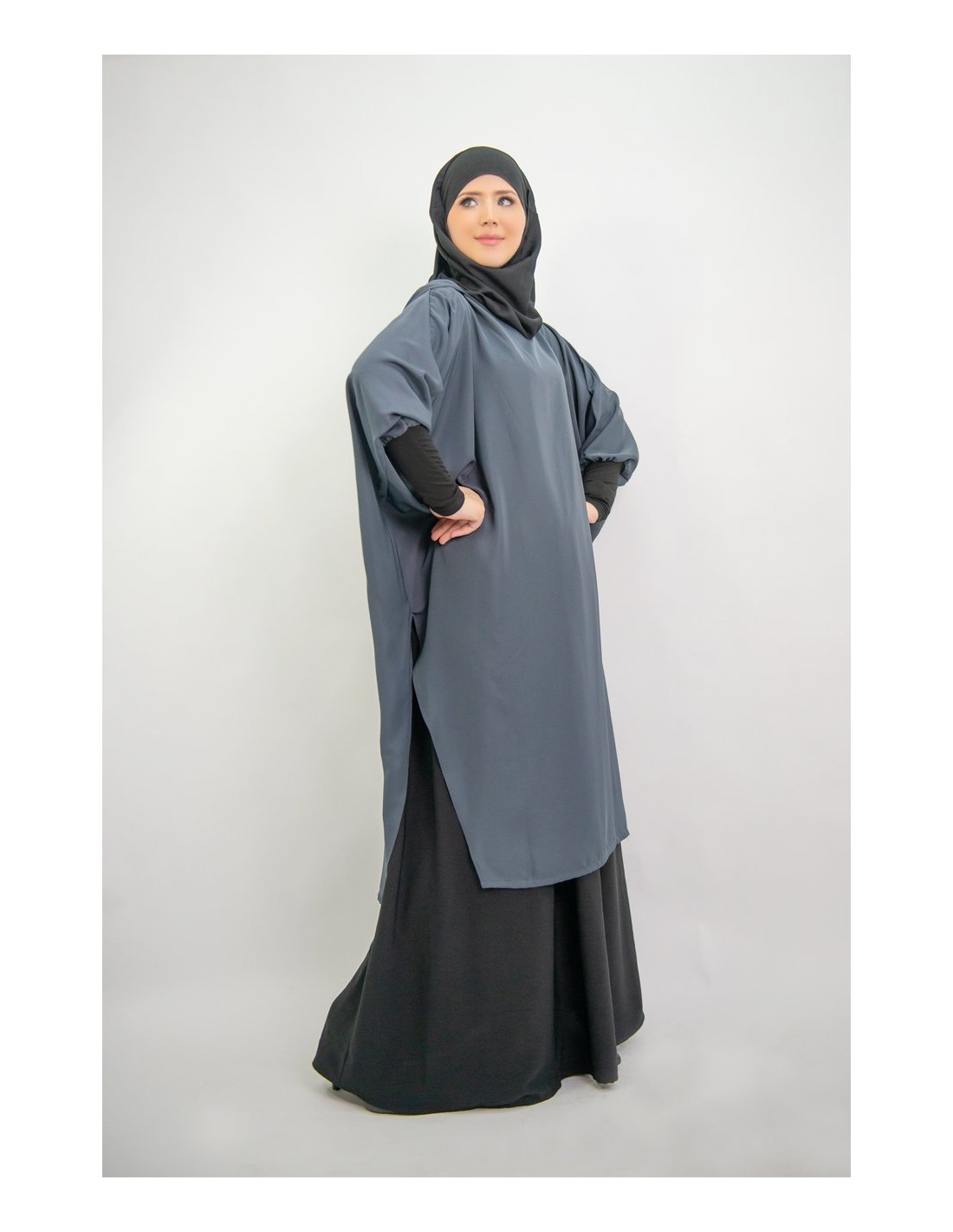Young tunic: hijab and built-in hood