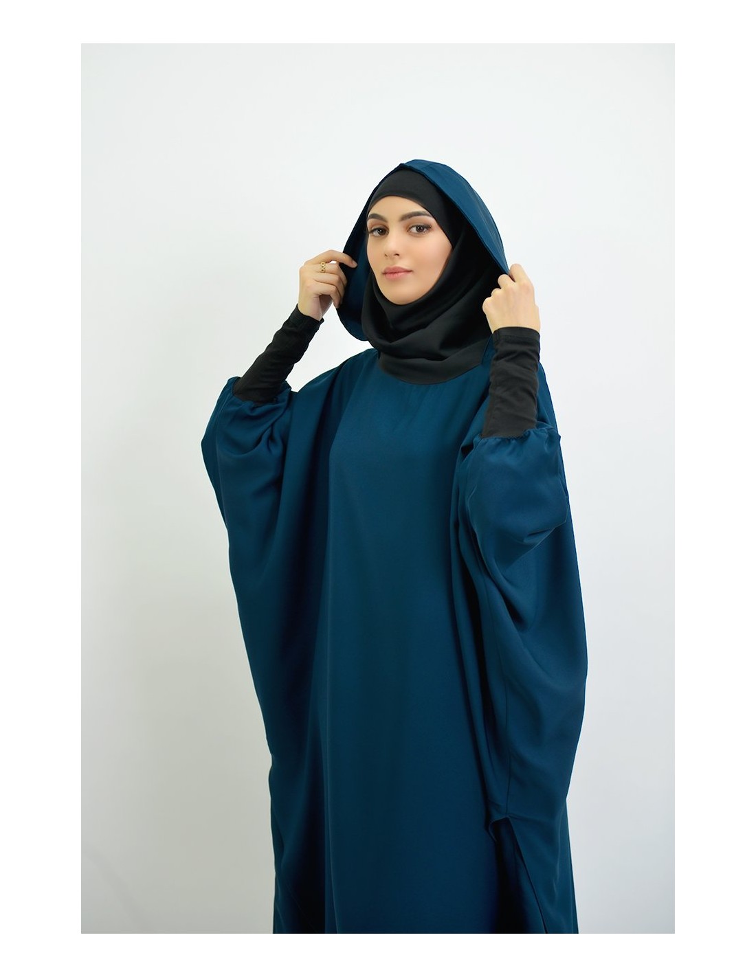 Young tunic: hijab and built-in hood