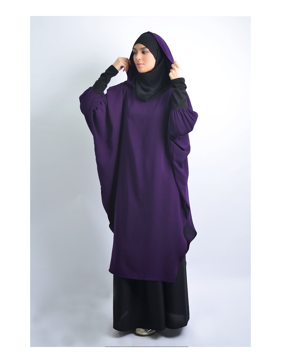 Young tunic: hijab and built-in hood