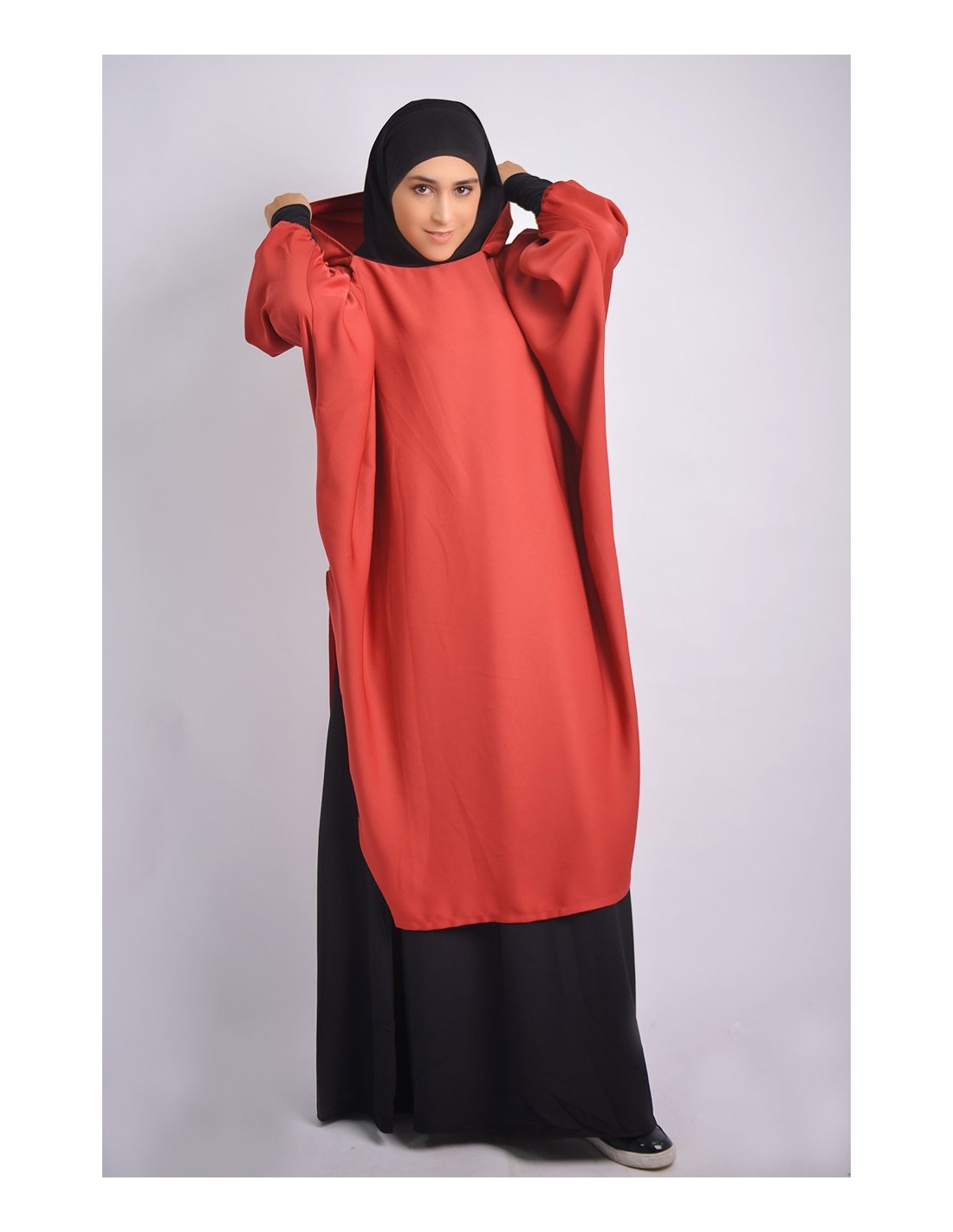 Young tunic: hijab and built-in hood