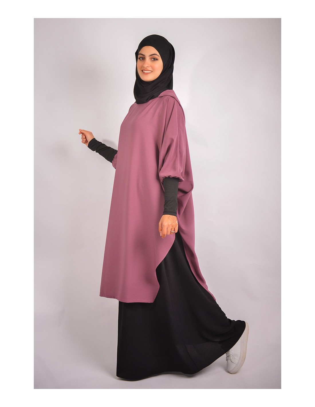 Young tunic: hijab and built-in hood