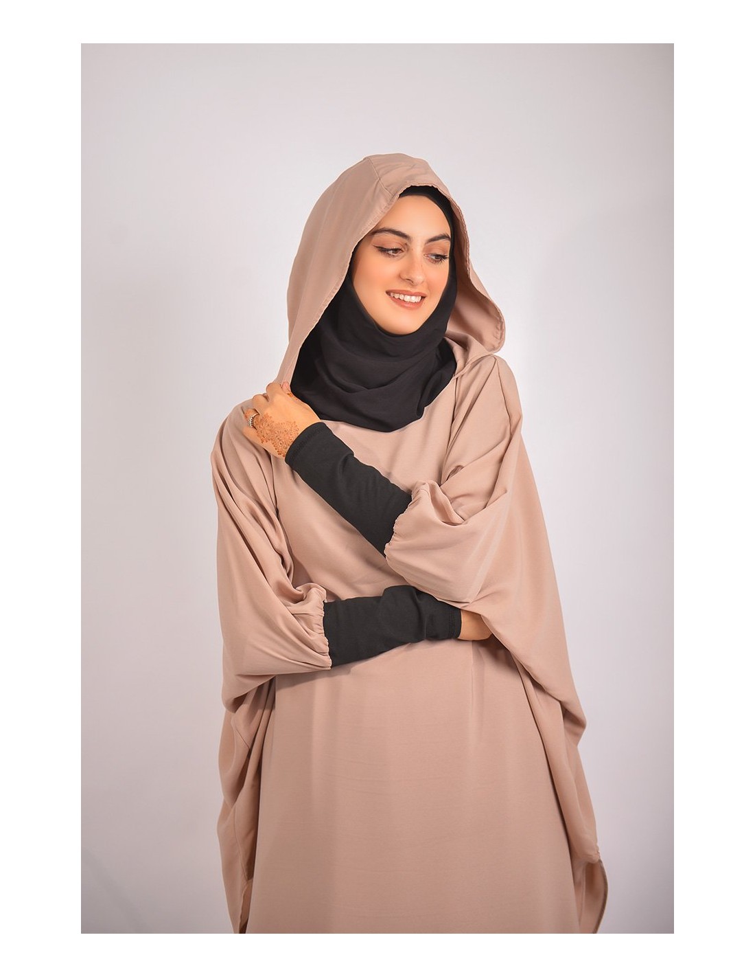 Young tunic: hijab and built-in hood