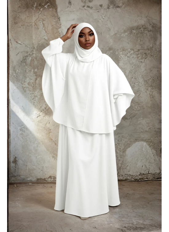 Abaya parapluie + cape avec...